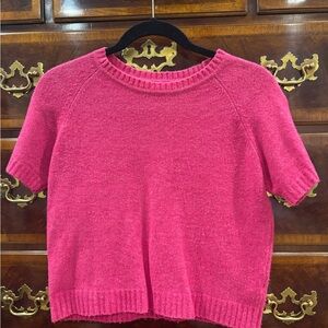 Zara Vibrant Pink Knit Top